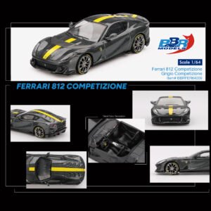 FERRARI 812 GRIGIO COMPETIZIONE 2024, BBR, 1/64, BBRFER64009