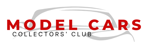 clean modern text logo for a scale model car store