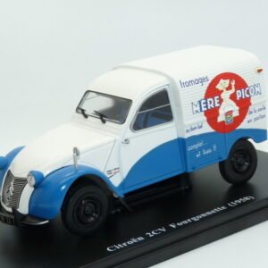 Citroen 2CV Fourgonette (1958), Hachette, 1/24, white/blue