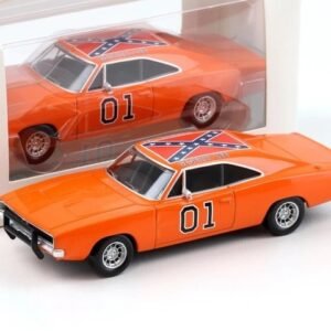 Dodge Charger 1969 General Lee, Norev Jet-car 1:43, 950003, orange