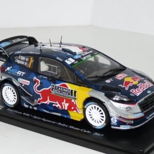 Ford Fiesta WRC #1 S. Ogier Rally Monte Carlo 2017, Hachette, 1/24, Blue