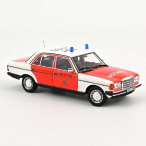 Mercedes-Benz 200 NOTARZT W123, Norev, 1/18, white/red, 183834