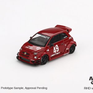 Fiat Abarth 595 LB-Works x ABAS Works (2024), MiniGT, 1:64, Red, MGT00963-L