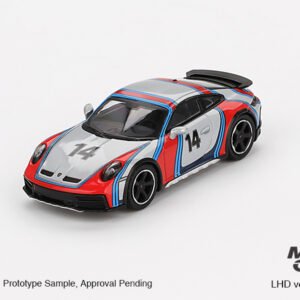 Porsche 911 (992) Dakar Rally Tribute (2024), MiniGT, 1:64, Ice Grey Metallic, MGT00964-L