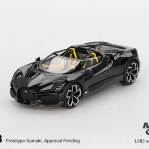 Bugatti W16 Mistral (2024), MiniGT, 1:64, Black, MGT01058-L PREORDER